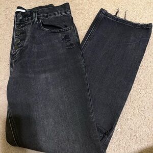 Black Ripped KanCans Size 27